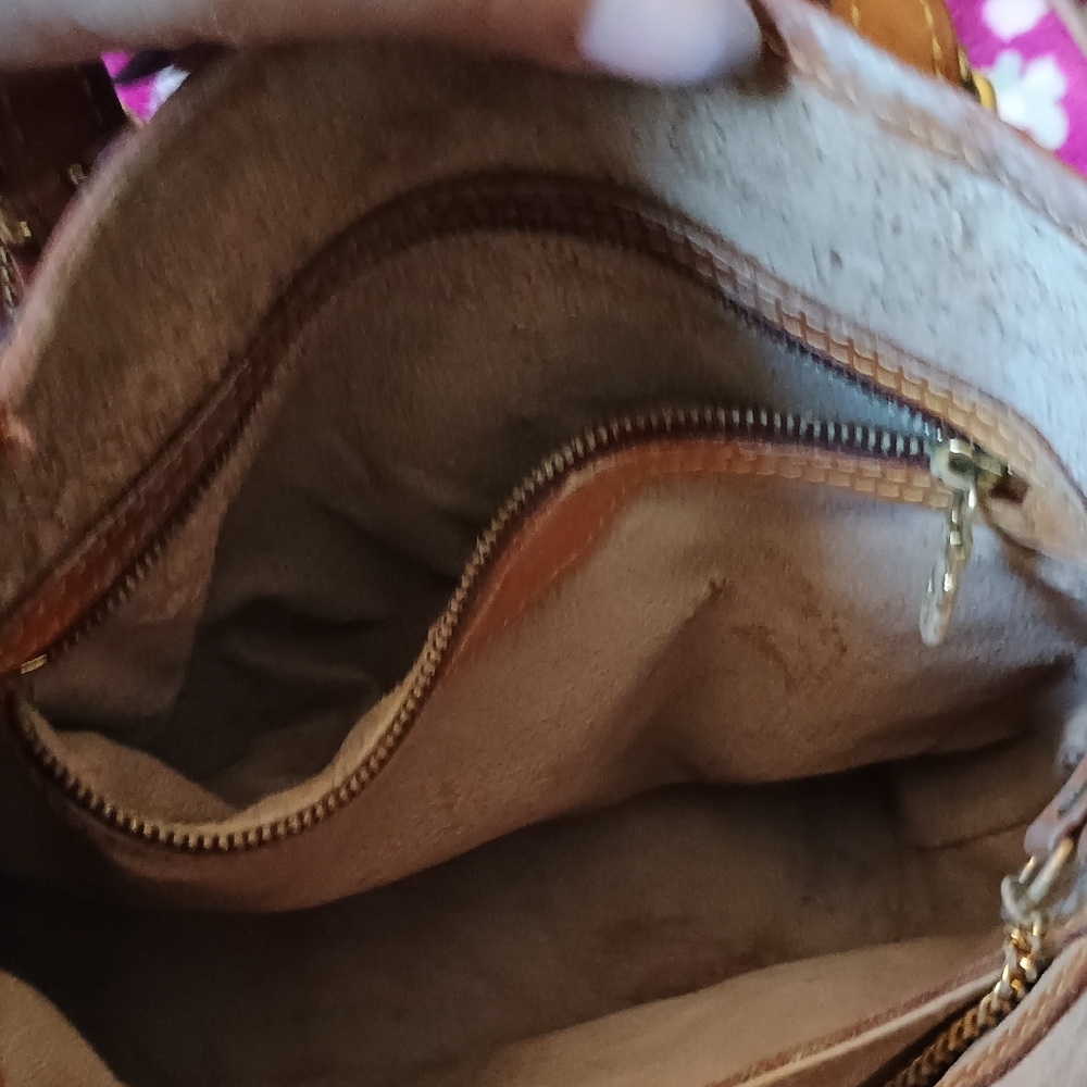 Genuine Louis Vuitton Brown Monogram Tote Bag - Picture 5 of 11